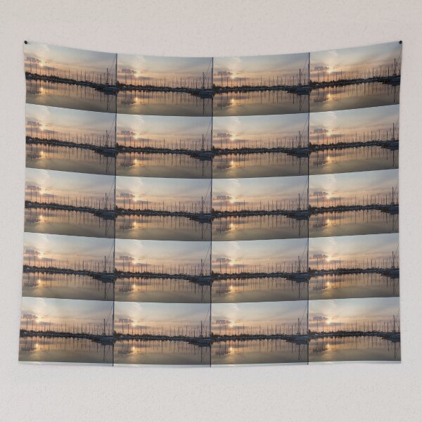 Item preview, Crepuscular Rays - Golden Sunbeams Sunset designed and sold by Georgia Mizuleva.