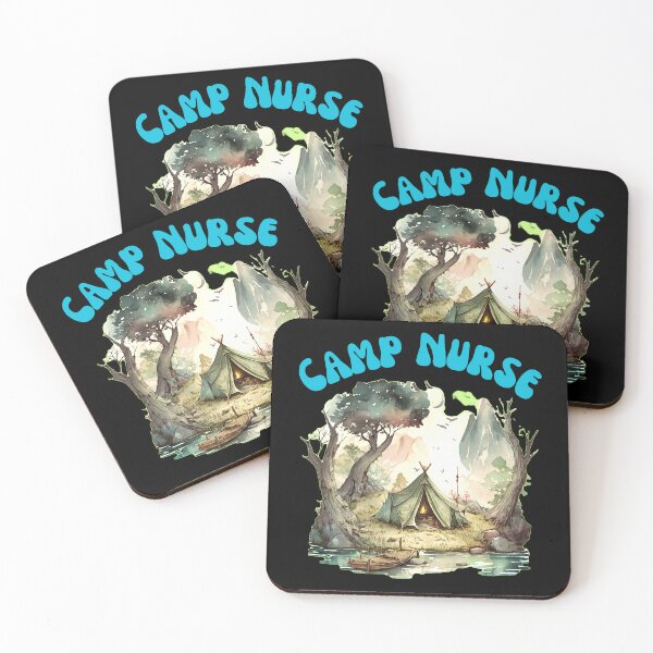 Item preview, Camp Nurse. camping nurse designed and sold by HikingGalleria.