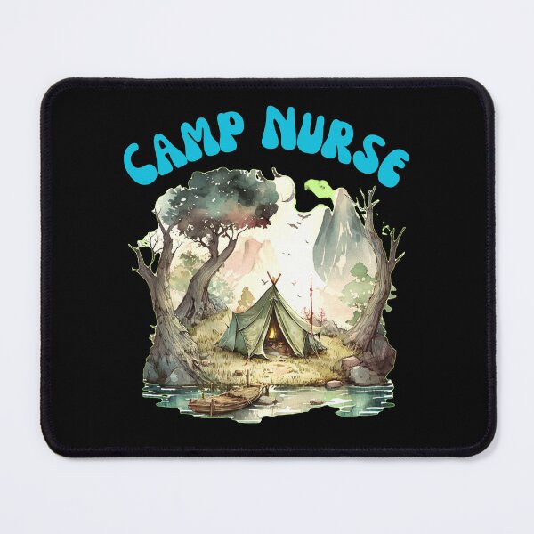 Item preview, Camp Nurse. camping nurse designed and sold by HikingGalleria.