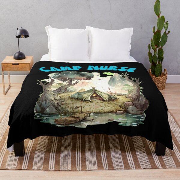 Item preview, Camp Nurse. camping nurse designed and sold by HikingGalleria.