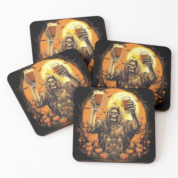 Item preview, halloween with beer  designed and sold by torapril .pod@gmail.com.