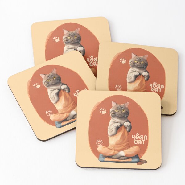 Item preview, Cat Meme: Yoga and Cats a Playful Fusion designed and sold by Paolospresent.