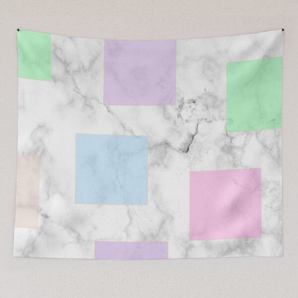 Item preview, Marble And Pastel Geometric Shapes Design designed and sold by SoNifty.