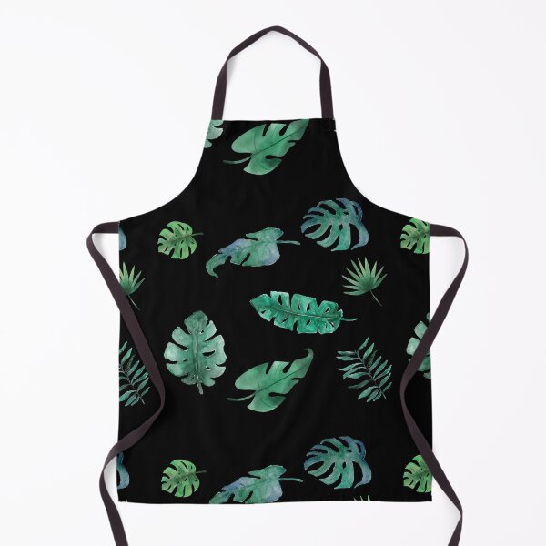 Item preview, Watercolor green tropical leaf pattern designed and sold by Crazy-art-land.