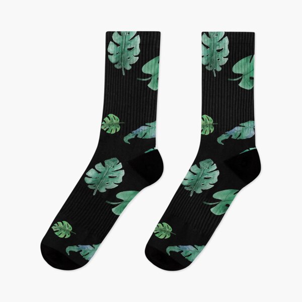 Item preview, Watercolor green tropical leaf pattern designed and sold by Crazy-art-land.