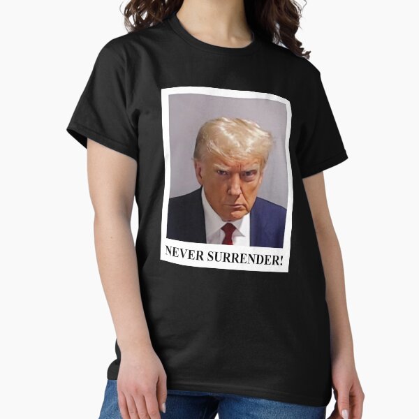 Artikel-Vorschau von Trump gibt niemals auf, designt und verkauft von JohnMatrix420.