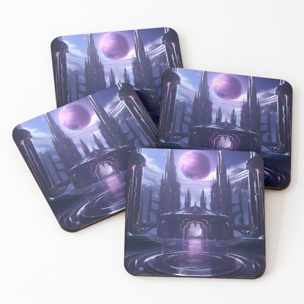 Item preview, Sleek Futuristic Celestial Voyage | Digital Art Decor designed and sold by Shirtastically.