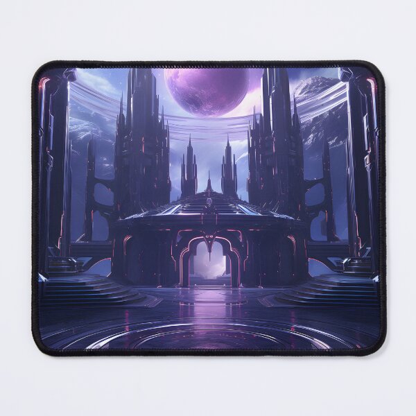 Item preview, Sleek Futuristic Celestial Voyage | Digital Art Decor designed and sold by Shirtastically.