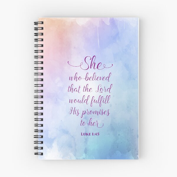 Item preview, She Who Believed the Lord Would Fulfill His Promise To Her | Christian Design designed and sold by Logic72.