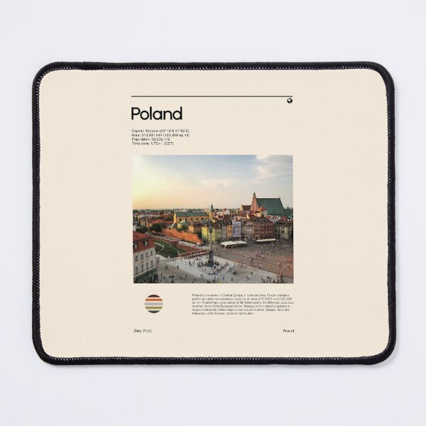 Item preview, Visit Poland (Travel poster) designed and sold by RabbitK.