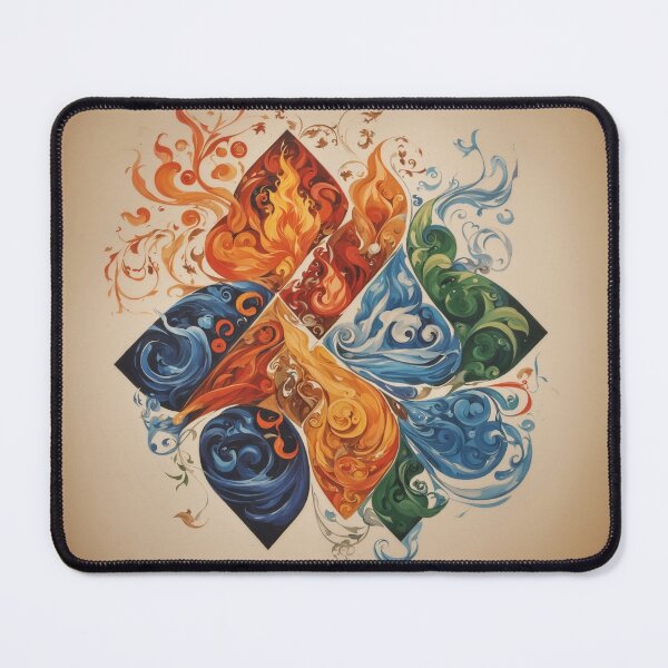 Item preview, The four elements designed and sold by AiStoryTeller.
