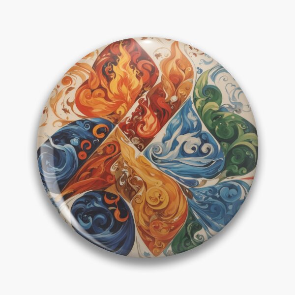 Item preview, The four elements designed and sold by AiStoryTeller.