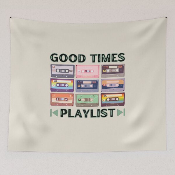 Artikelvorschau, Good Times-Playlist entworfen und verkauft von retrobliss70s.