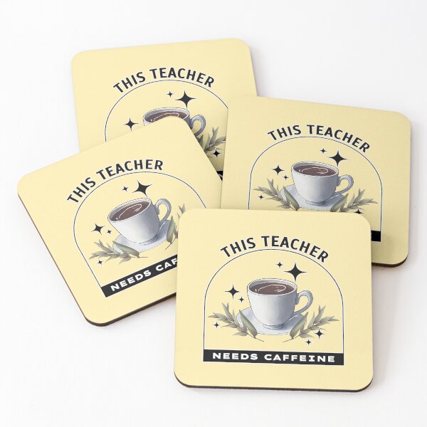Item preview, This Teacher Needs Caffeine - Coffee is magic designed and sold by SallySunday.