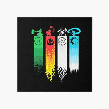 Elemental Bending: Avatar Art Board Print
