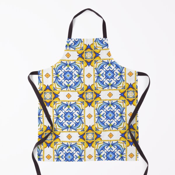 Item preview, Summer,blue tiles,mosaic,Sicilian style, pattern designed and sold by MariaMarinova.