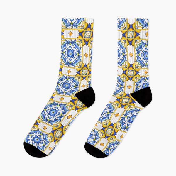 Item preview, Summer,blue tiles,mosaic,Sicilian style, pattern  designed and sold by MariaMarinova.