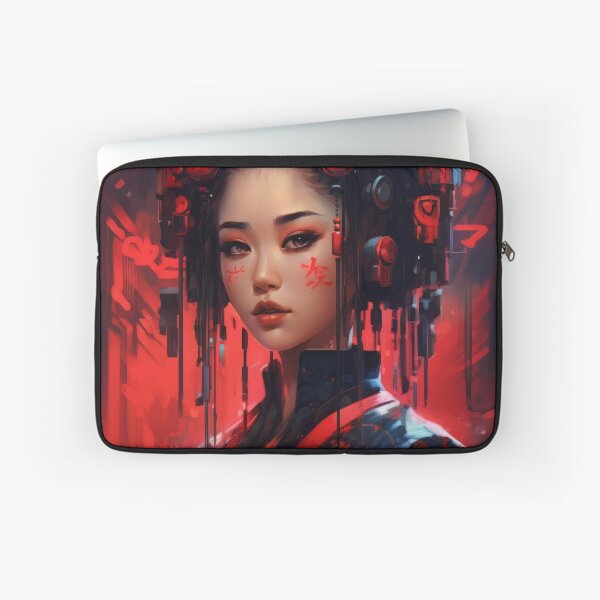 Item preview, Cyberpunk geisha designed and sold by GraphicMystical.
