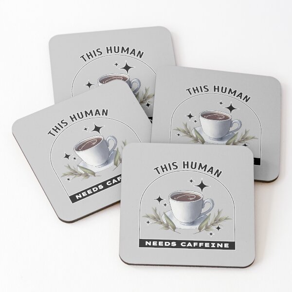 Item preview, This Human Needs Caffeine - Coffee is magic designed and sold by SallySunday.