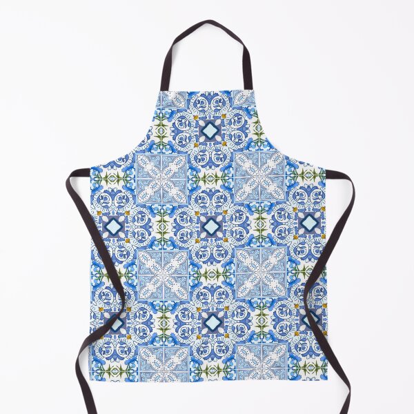 Item preview, Summer,blue tiles,mosaic,Sicilian style, pattern designed and sold by MariaMarinova.