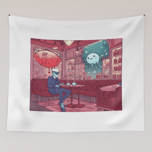 Item preview, Randomness at a Cafe  designed and sold by Everythingstakn.
