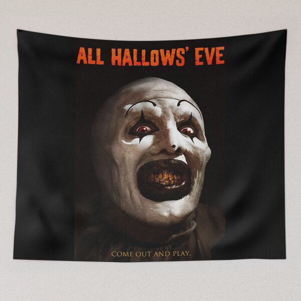Item preview, Men Women All Hallows Eve Terrifier Art The Clown Horror Film  Funny Men Fan  designed and sold by fluxusomano.