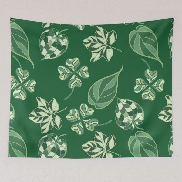 Item preview, Leaf line art wall art patterns designed and sold by Ammi77.