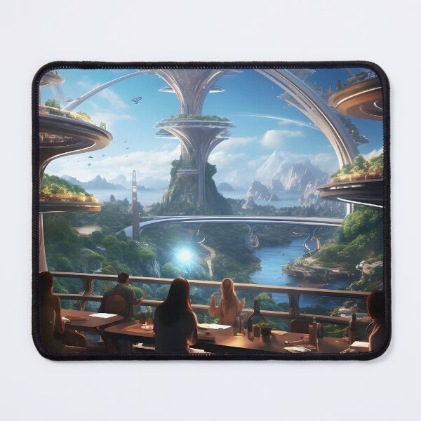 Item preview, Cosmic Colony Exploration | Digital Art Print designed and sold by Shirtastically.