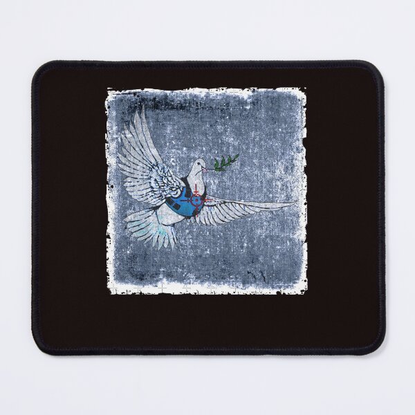 Item preview, Banksy Armored Dove Peace Palestine designed and sold by LINDSAKALETRIS.