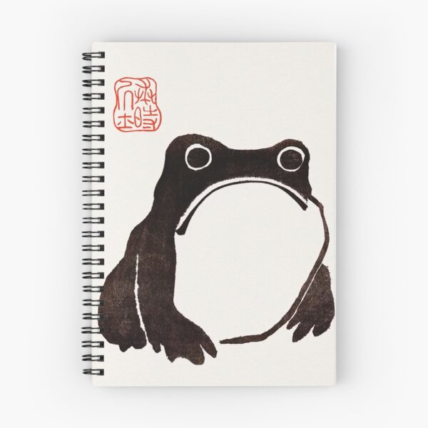 Item preview, Unimpressed Frog by Matsumoto Hoji 1814 - Unhappy Frog - Frowny Frog designed and sold by leafsquare.