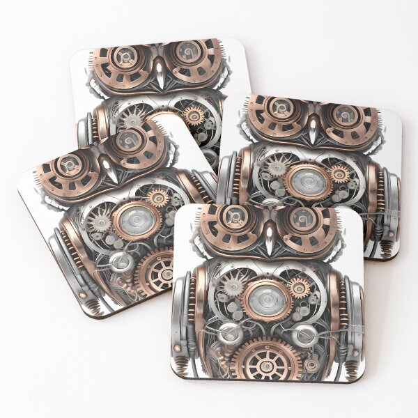 Item preview, Steampunk Owl designed and sold by Vibranta Studio.