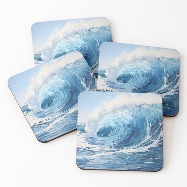 Item preview, Blue Ocean Wave designed and sold by onokostudios.