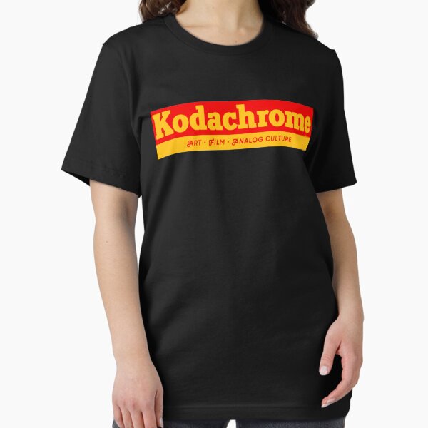 ★KODAK★ Kodachrome Film Askin Short Sleeve T-Shirt YELLOW Kodak Men's GoT-Shirt Size S Yellow Logo Print Short Sleeves