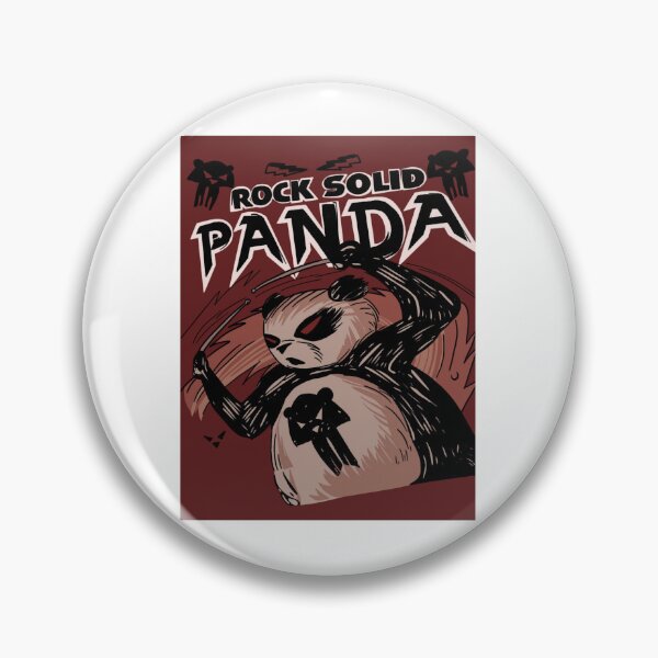 Item preview, Rock Solid Panda (Colors) Classic  designed and sold by LetitiaLegros.