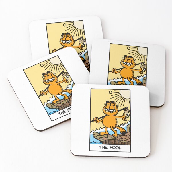 Item preview, the fool tarot card but it's garfield designed and sold by eckstromvan.