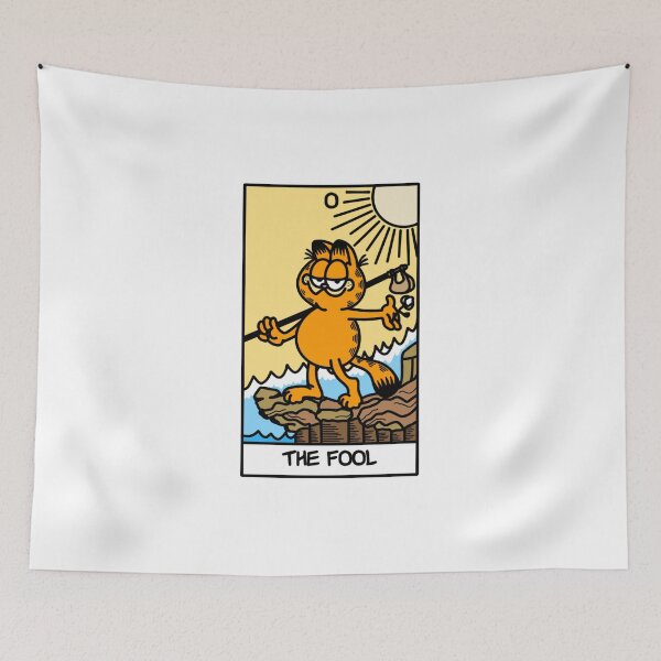 Item preview, the fool tarot card but it's garfield designed and sold by eckstromvan.