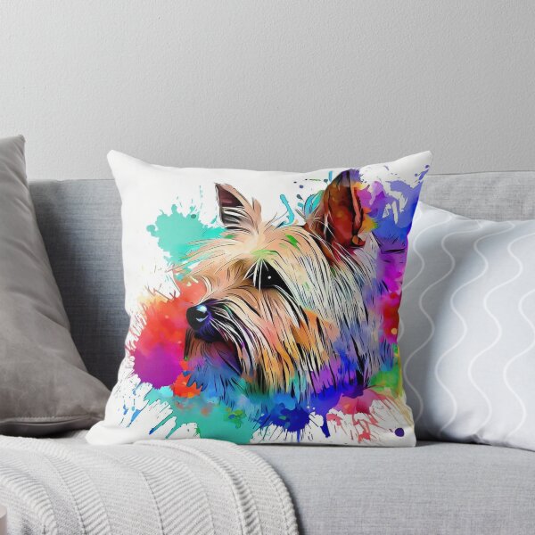 Item preview, Cairn Terrier Splash Art designed and sold by The Digital Compass.
