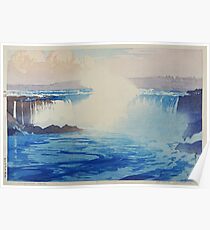 Hiroshi Yoshida - Niagara Falls Poster