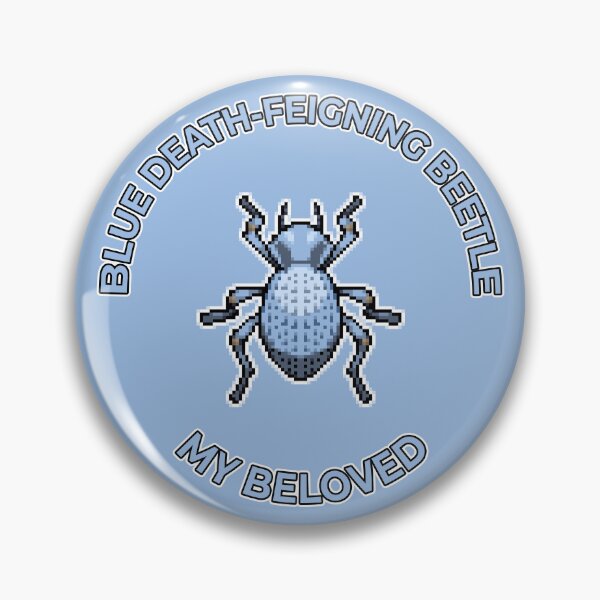 Item preview, Blue Death-Feigning Beetle My Beloved designed and sold by Dreadnoughtus.