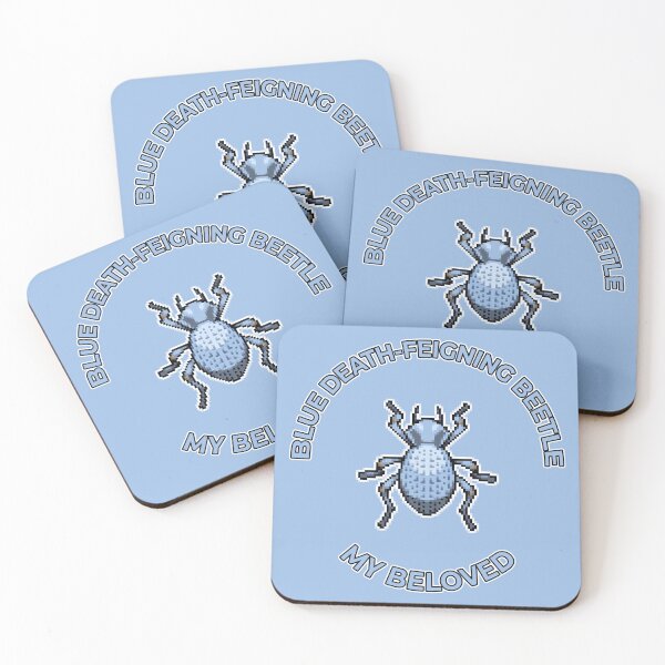 Item preview, Blue Death-Feigning Beetle My Beloved designed and sold by Dreadnoughtus.