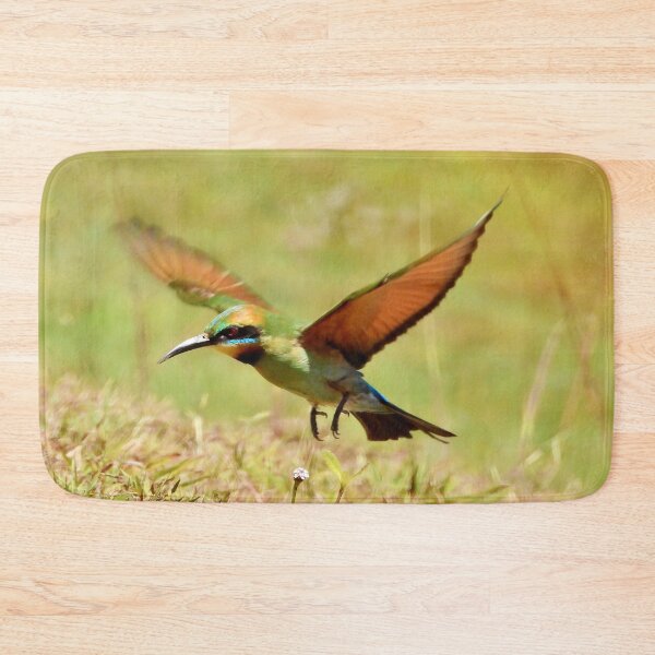 Item preview, Rainbow Bee-eater in flight designed and sold by Mark Grimsley.