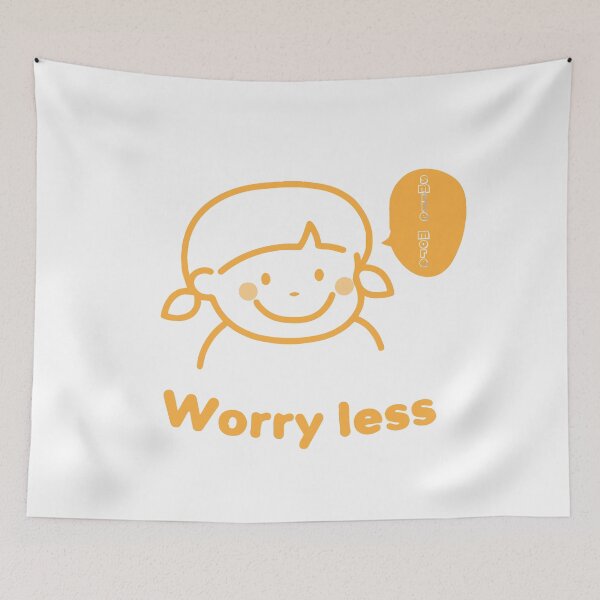 Item preview, Worry less, smile more T-shirt. chic & cool T-shirt. designed and sold by Mild Riot.