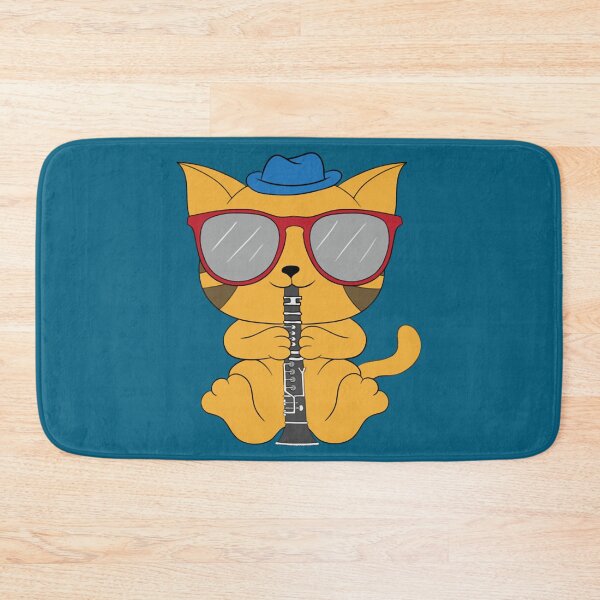 Item preview, A Perfect Gift Cat Music Feline Design Musician Blow Instrument Trumpet Trombone Theater designed and sold by RivaShores.
