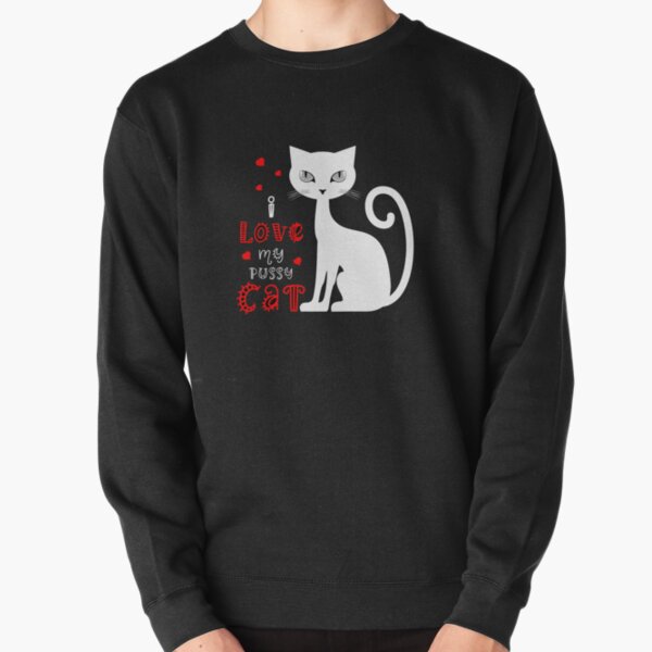 Vista previa del artículo con la obra «Amo mi coño gato negro (personalizado)», diseñado y vendido por FoxTail-Designs.