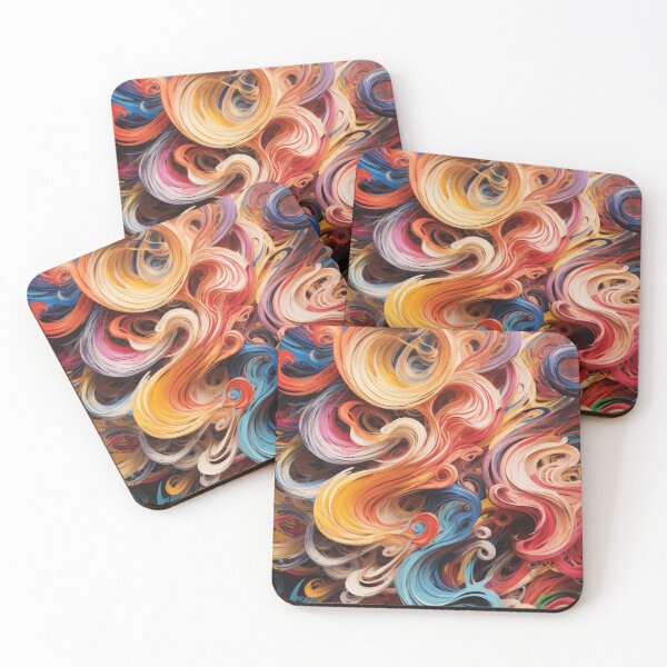 Item preview, Toxic Symphony: Chaotic Colors of Hazardous Abstract Art on Redbubble designed and sold by irosh madushan.