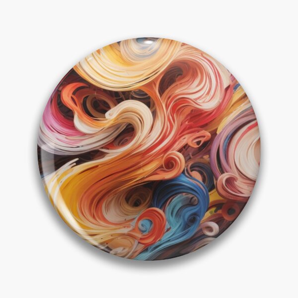 Item preview, Toxic Symphony: Chaotic Colors of Hazardous Abstract Art on Redbubble designed and sold by irosh madushan.