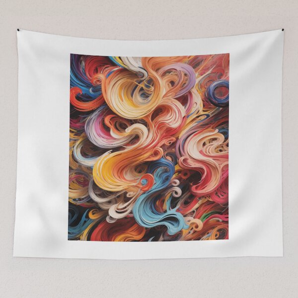 Artikelvorschau, Toxic Symphony: Chaotische Farben gefährlicher abstrakter Kunst auf Redbubble entworfen und verkauft von irosh madushan.