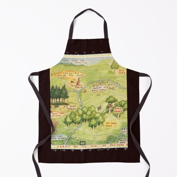 Item preview, Hundred Acre Woods Map Hardcover Journal designed and sold by KipBednarPhD.