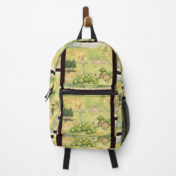 Item preview, Mapa de Hundred Acre Woods Cuaderno de tapa dura designed and sold by KipBednarPhD.