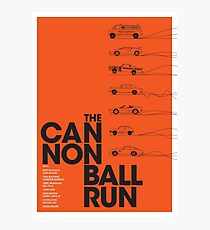 The Cannonball Run Photographic Print